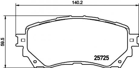 Колодки тормозные дисковые Mazda 6 (GJ, GL) (12-) NISSHINBO NP5039 (фото 1)