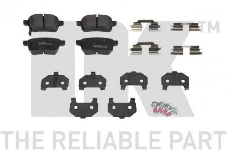 Дисковые тормозные колодки, комплект NK 2223100