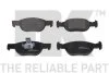 Тормозные колодки, дисковый тормоз (набор) NK 222363 (фото 1)