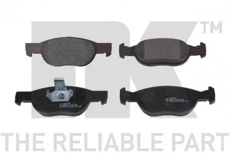 Гальмівні колодки, дискове гальмо (набір) NK 222363