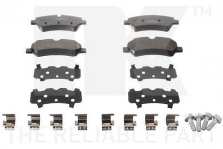 Тормозные колодки, дисковый тормоз (набор) NK 222578