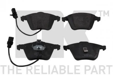 Тормозные колодки, дисковый тормоз (набор) NK 224758