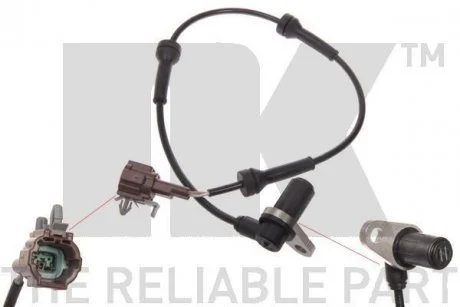 Фото датчик частоти обертання колеса NK 292205 Датчик частоти обертання колеса NK 292205