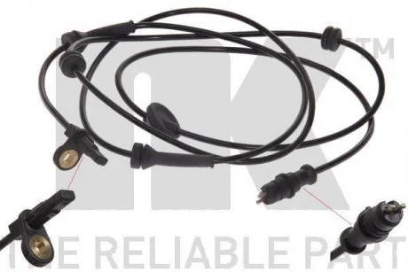 Фото датчик ABS задн Citroen C4 Fiat Doblo Peugeot 3008, 308 1.3D-1.9D 10.01- NK 292345 Датчик ABS задн Citroen C4 Fiat Doblo Peugeot 3008, 308 1.3D-1.9D 10.01- NK 292345