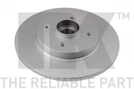 Диск тормозной задний (с подшипником) PSA/C4/Berlingo/Partner/5008/3008/308 2009- (Coated discs) NK 311951 (фото 1)