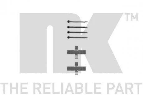 Тормозные колодки (монтажный набор) NK 7936040