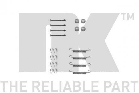 Комплектуючі, стоянкова гальмівна система NK 7936711 (фото 1)