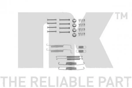 Монтажний набір гальмівних колодок NK 7947569