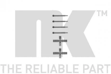 Тормозные колодки (монтажный набор) NK 7948980