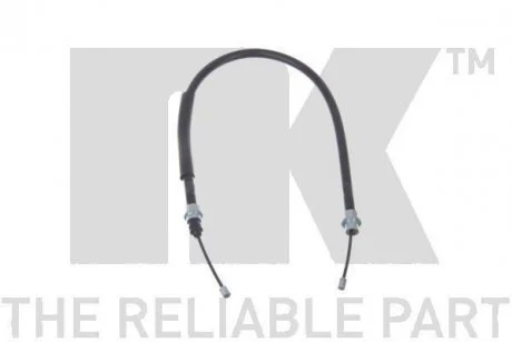 Трос тормозной L= 642/495 NK 903775