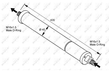 Осушитель кондиционера NRF 33097