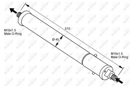 Осушувач кондиціонера NRF 33100