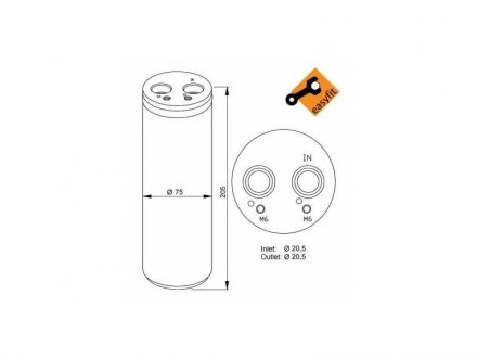 Осушитель кондиционера EASY FIT NRF 33205