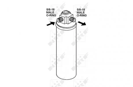 Фото осушитель кондиционера NRF 33287 Осушитель кондиционера NRF 33287