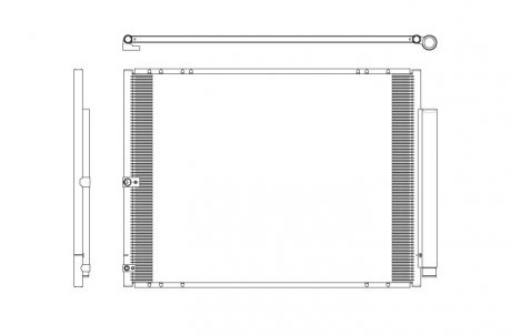 Радіатор кондиціонера NRF 350276