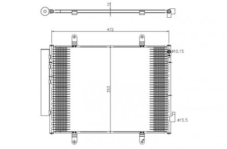 CHЈODNICA KLIMY SUZUKI CELERIO 14- NRF 350371