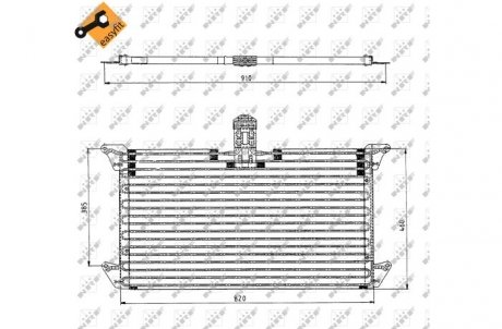 Радиатор кондиционера NRF 35061