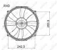 Вентилятор, охлаждение двигателя NRF 47045 (фото 6)