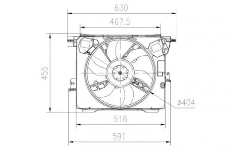 Фото wentylator chlodnicy NRF 47899 WENTYLATOR CHLODNICY NRF 47899