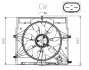 Вентилятор радиатора (с корпусом) NRF 47920 (фото 1)