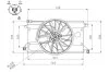 Вентилятор радіатора (з корпусом) FORD C-MAX, FOCUS C-MAX, FOCUS II, FOCUS II/KOMBI 1.4/1.6/2.0D 10.03-09.12 NRF 47961 (фото 1)