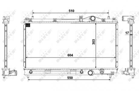 Радиатор NRF 50332