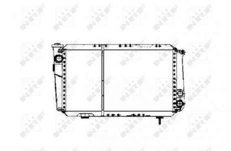 Радиатор, охлаждение двигателя NRF 507343