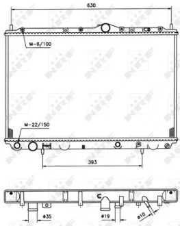 Радиатор NRF 509518