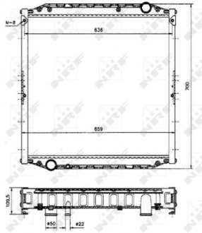 Радіатор NRF 51569A