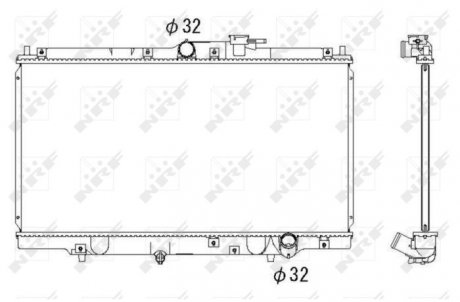 Радиатор NRF 526717