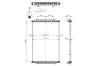 Радіатор двигуна (без рами) MAN HOCL, NG, NL, NÜ, NEOPLAN CENTROLINER D0826LOH17-E2876LUH02 04.91- NRF 529726 (фото 5)