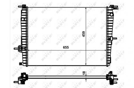 Радіатор NRF 53011