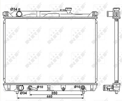 Радиатор NRF 53037