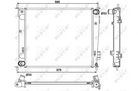 Радиатор NRF 53057