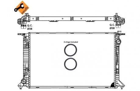 Радиатор NRF 53065