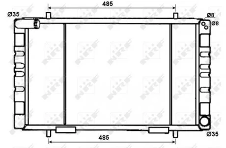 Радиатор NRF 53070