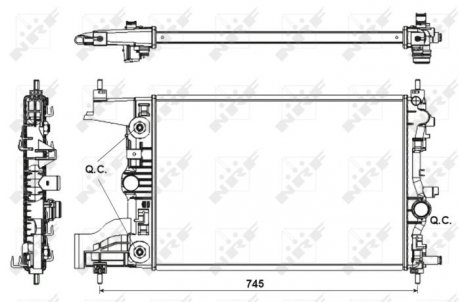 Радиатор NRF 53153