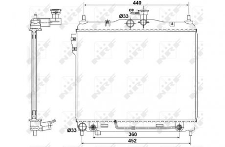 Радиатор NRF 53173