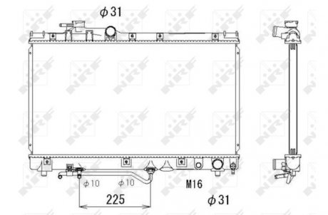 Радіатор NRF 53272