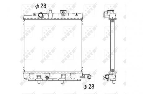 Радиатор NRF 53291
