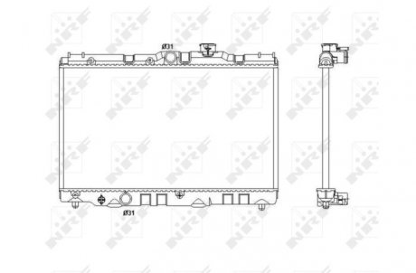 Радиатор NRF 53399