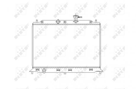 Радиатор, охлаждение двигателя NRF 53491