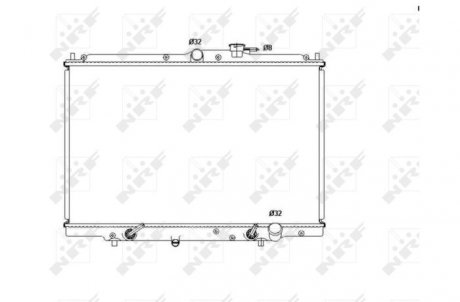 Радиатор, охлаждение двигателя NRF 53515 (фото 1)