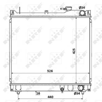 Радиатор NRF 53913