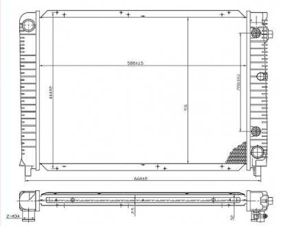 Радиатор NRF 53953