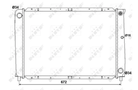Датчик абс, передний NRF 53995