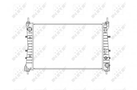 Радіатор, охолодження двигуна NRF 54503 (фото 1)