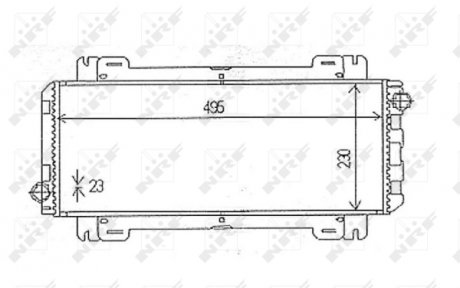 Радиатор NRF 54613