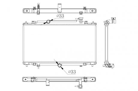 Радиатор охлаждения NRF 550012