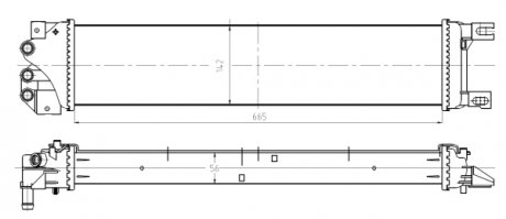 Радіатор NRF 550026